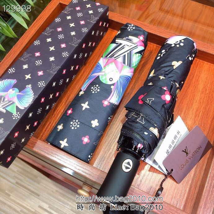 路易威登LV 專櫃夏季新款 全自動折疊晴雨傘 火爆時尚單品 防雨防紫外線隔熱傘  sll1015